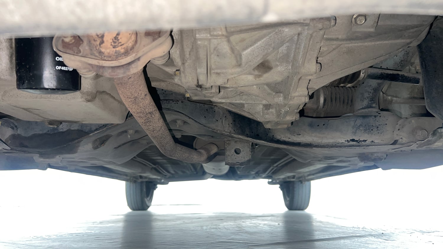 Used 2018 Maruti Suzuki Celerio X Zxi AMT Petrol Automatic extra FRONT LEFT UNDERBODY VIEW