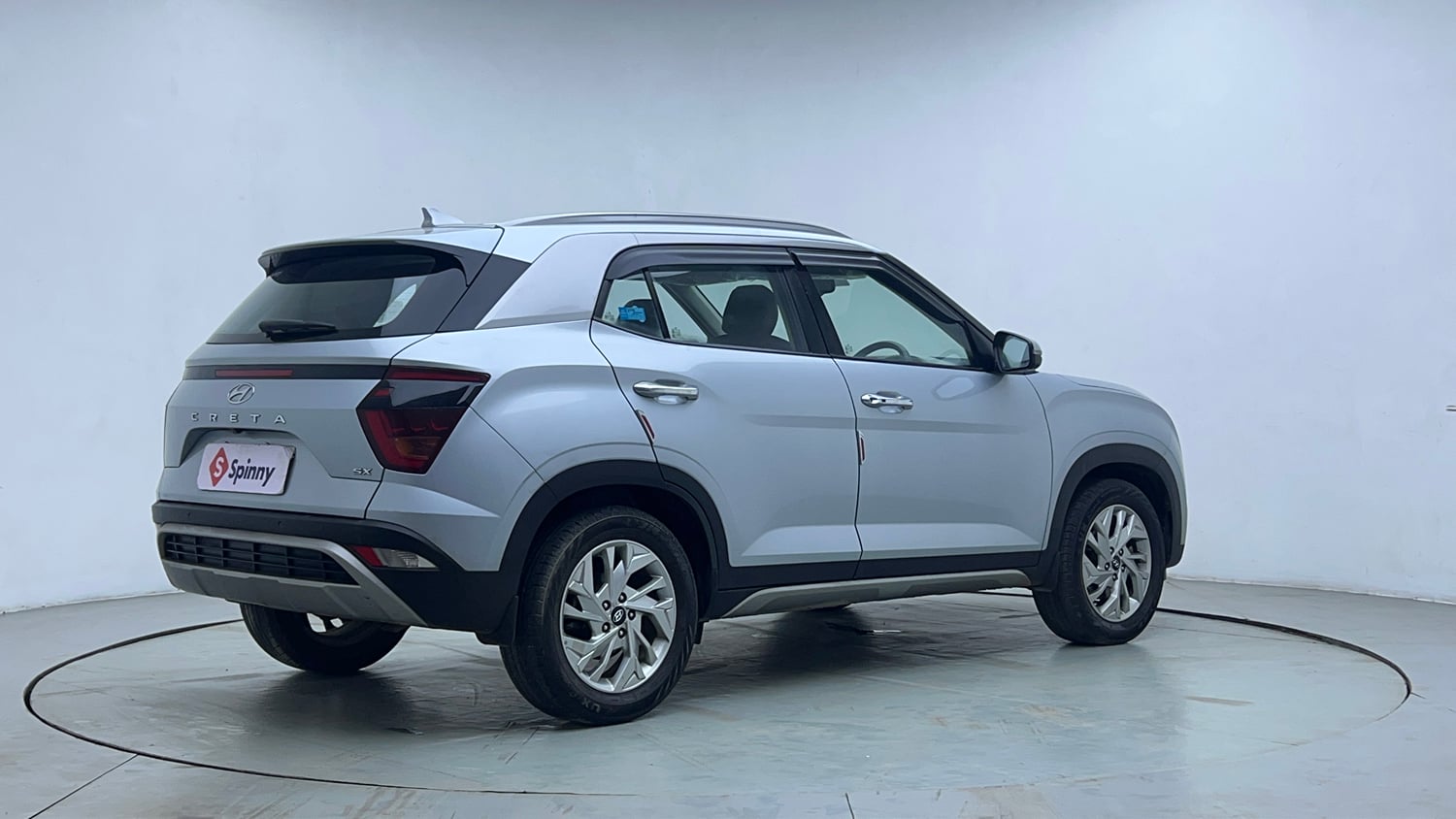 Used 2022 Hyundai Creta SX 1.5 Petrol Petrol Manual exterior RIGHT REAR CORNER VIEW