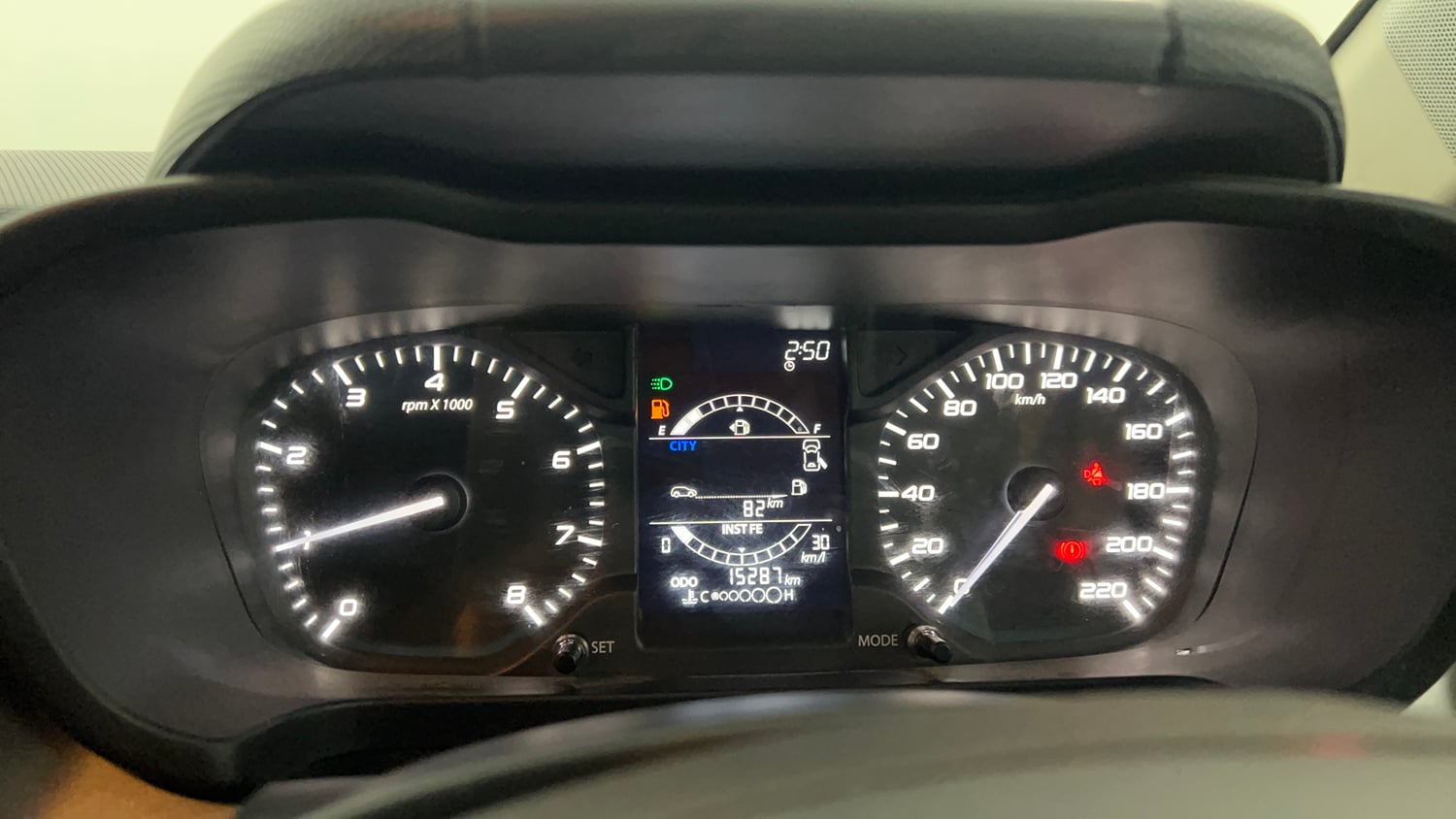 Used 2021 Maruti Suzuki Alto 800 LXi CNG Cng Manual interior CLUSTERMETER VIEW