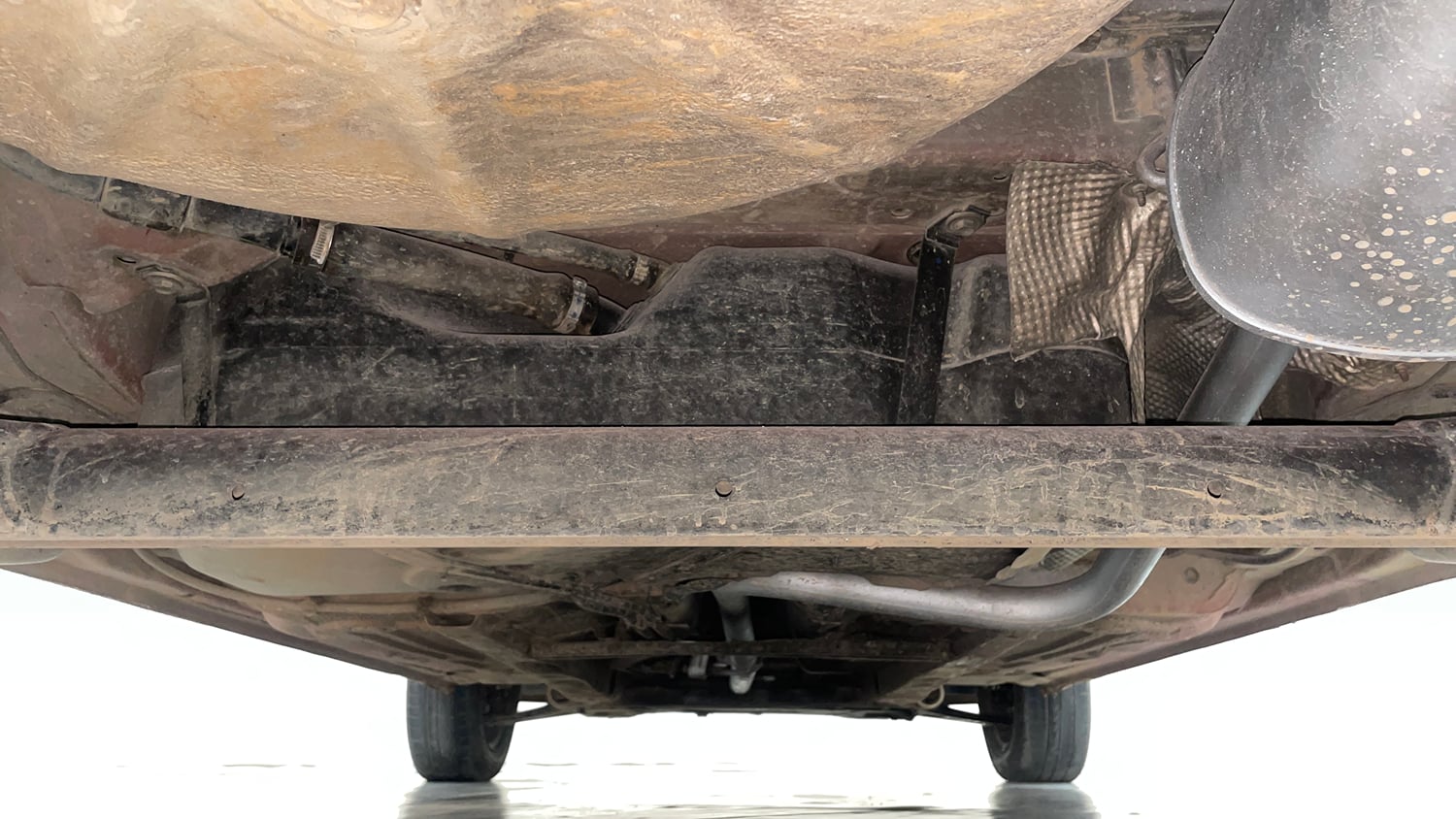 Used 2012 Ford Figo Duratorq Diesel EXI 1.4 Diesel Manual extra REAR UNDERBODY VIEW (TAKEN FROM REAR)