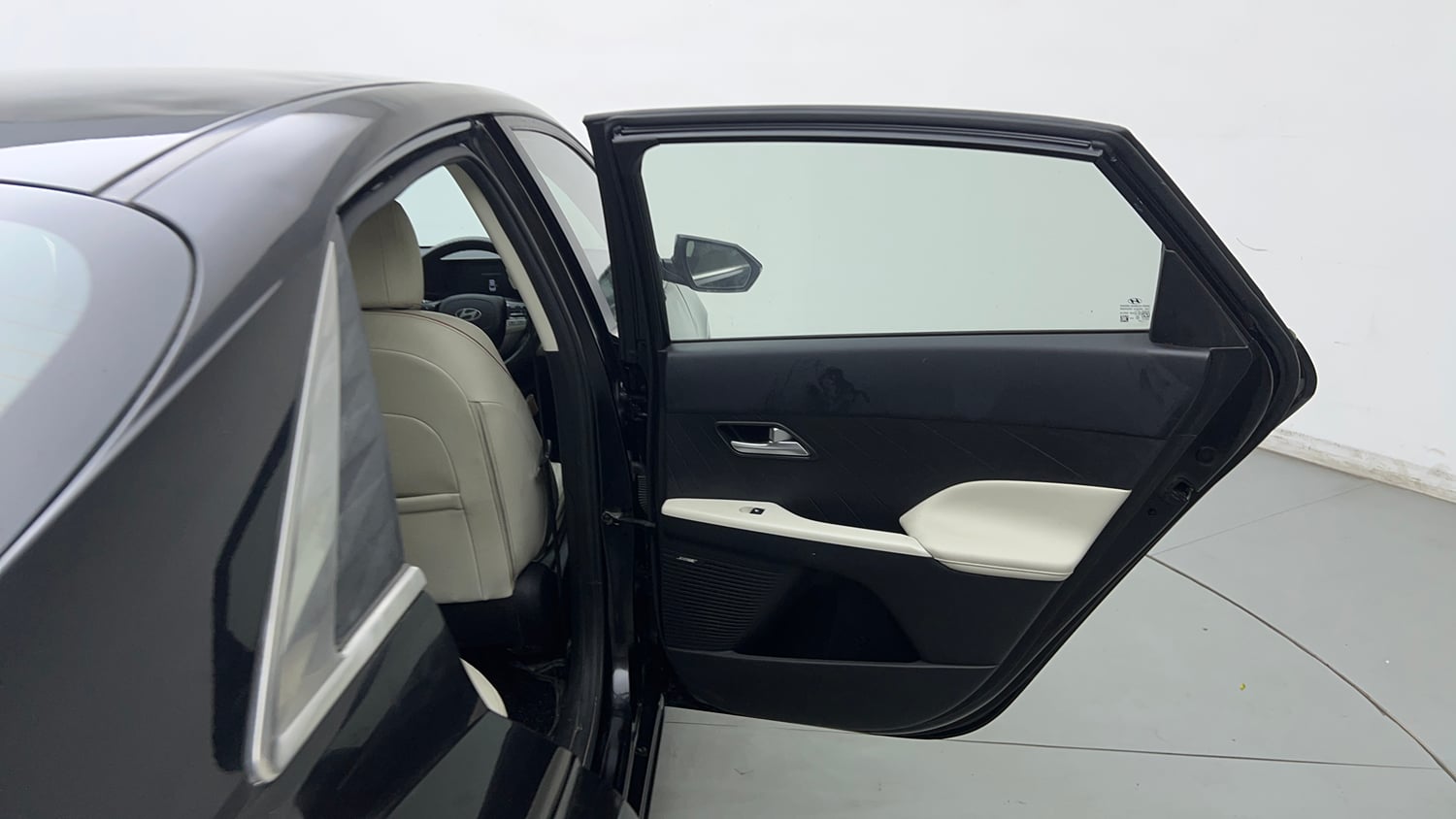 Used 2023 Hyundai Verna SX (O) 1.5 Petrol IVT Petrol Automatic interior RIGHT REAR DOOR OPEN VIEW