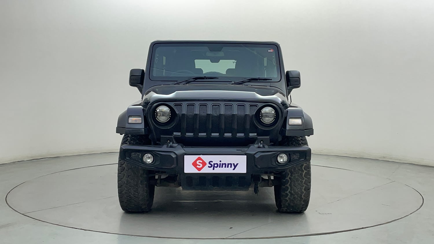 Used 2022 mahindra Thar LX Hard Top Petrol AT 4WD Petrol Automatic exterior FRONT VIEW