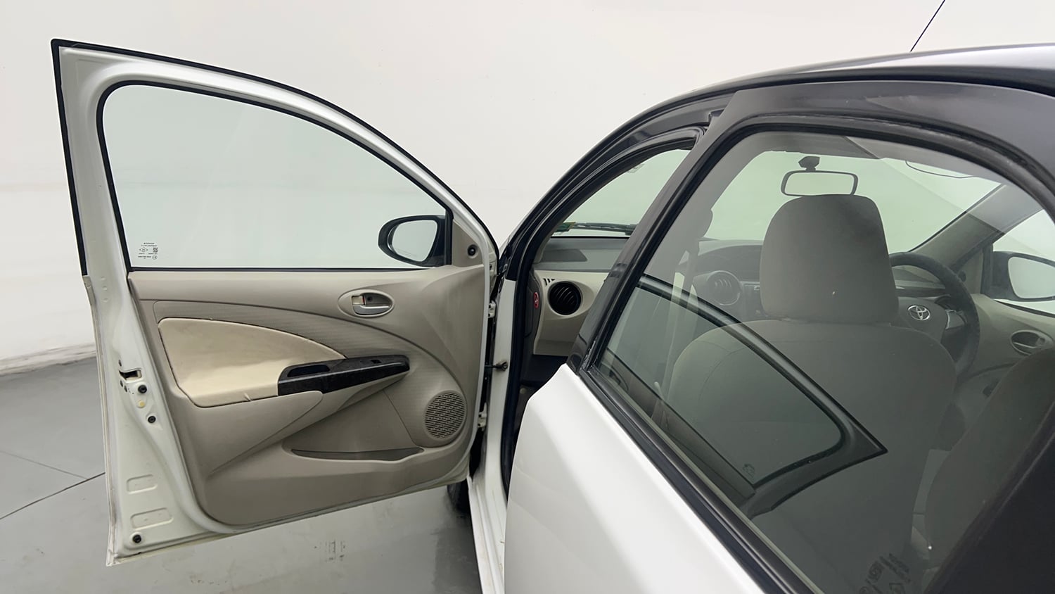 Used 2016 Toyota Etios Liva V Petrol Manual interior LEFT FRONT DOOR OPEN VIEW