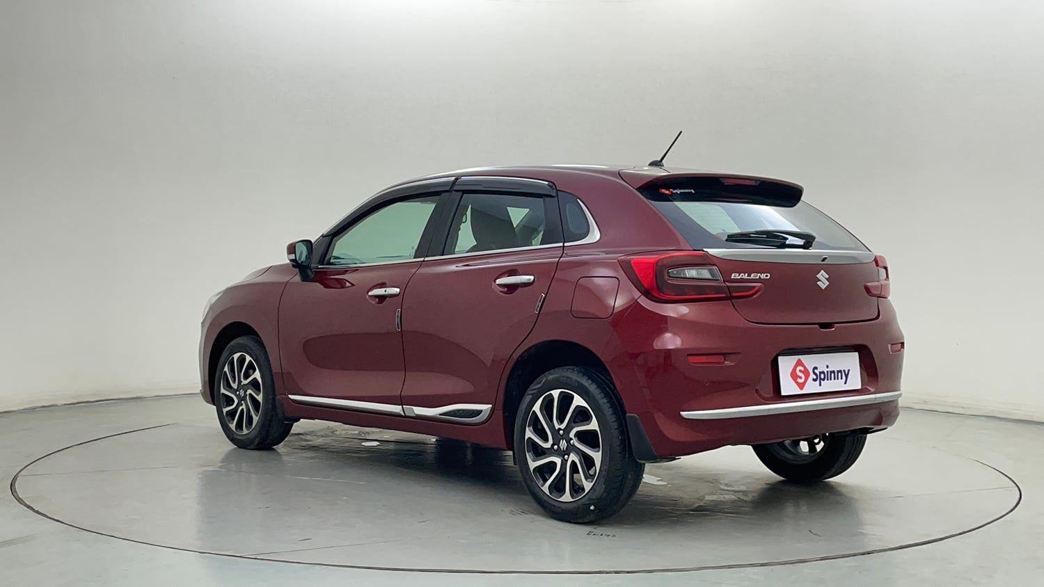 Used 2022 Maruti Suzuki Baleno Alpha MT Petrol Manual exterior LEFT REAR CORNER VIEW