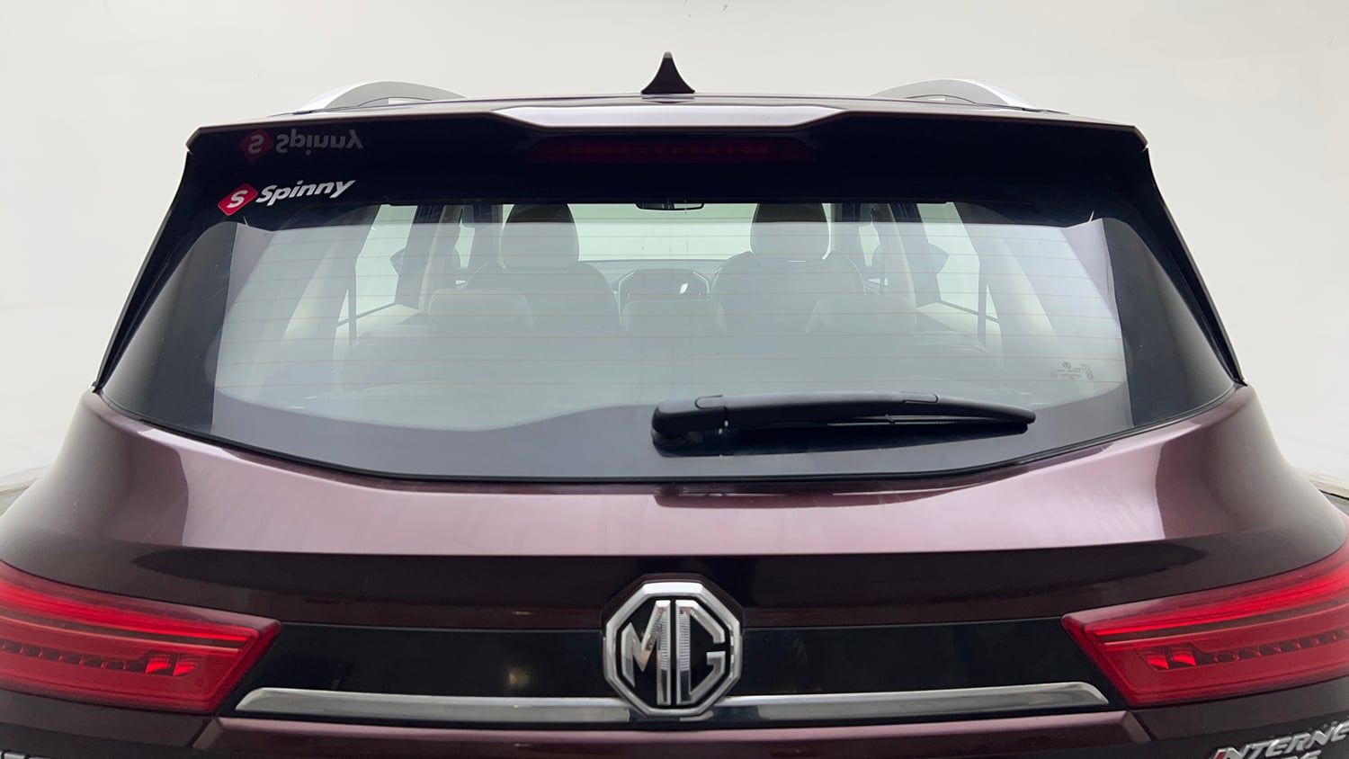 Used 2021 MG Motors Hector Sharp 1.5 Petrol CVT Petrol Automatic exterior BACK WINDSHIELD VIEW