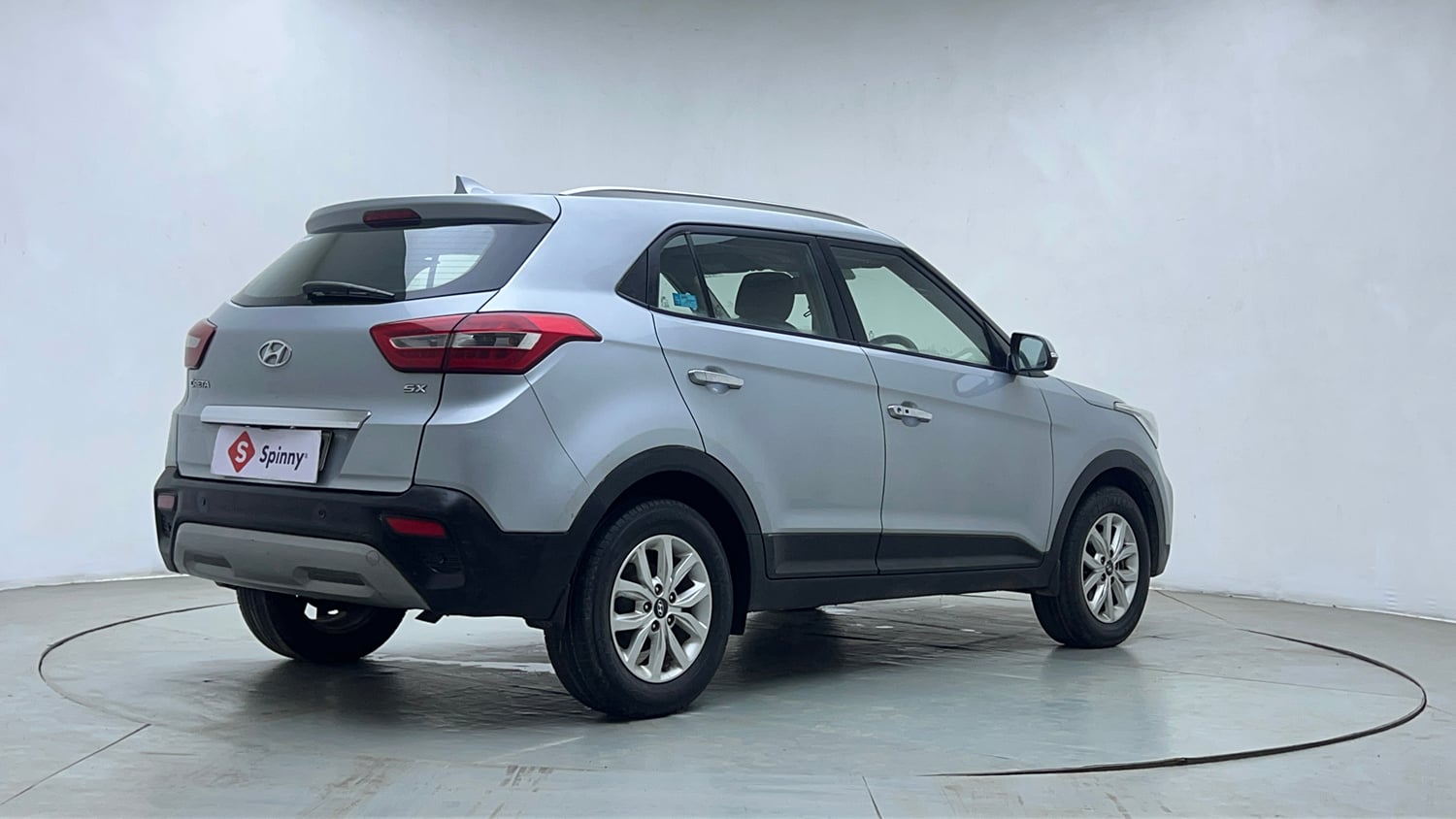 Used 2019 Hyundai Creta SX 1.6 Petrol Petrol Manual exterior RIGHT REAR CORNER VIEW
