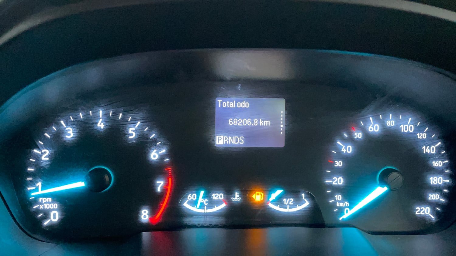 Used 2018 Ford EcoSport Titanium + 1.5L Ti-VCT AT Petrol Automatic interior CLUSTERMETER VIEW