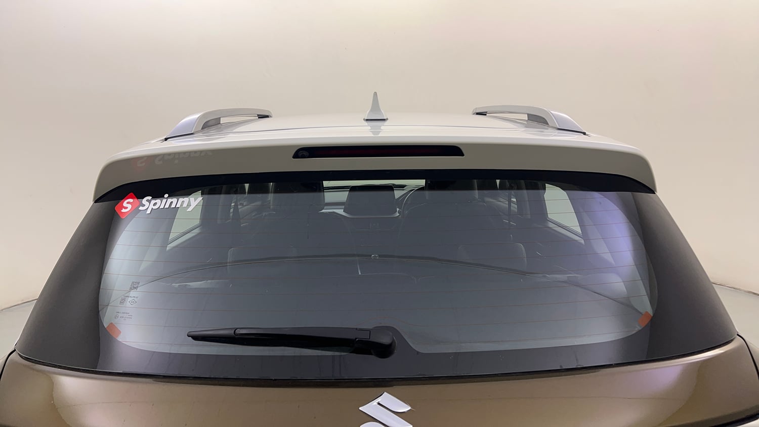Used 2023 Maruti Suzuki Brezza Zxi Plus Dual Tone Petrol Manual exterior BACK WINDSHIELD VIEW