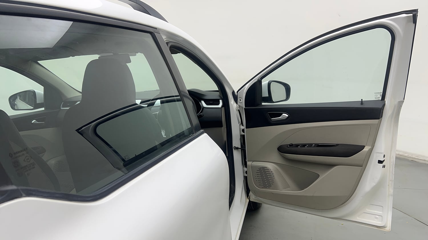 Used 2020 Renault Triber RXZ Petrol Manual interior RIGHT FRONT DOOR OPEN VIEW