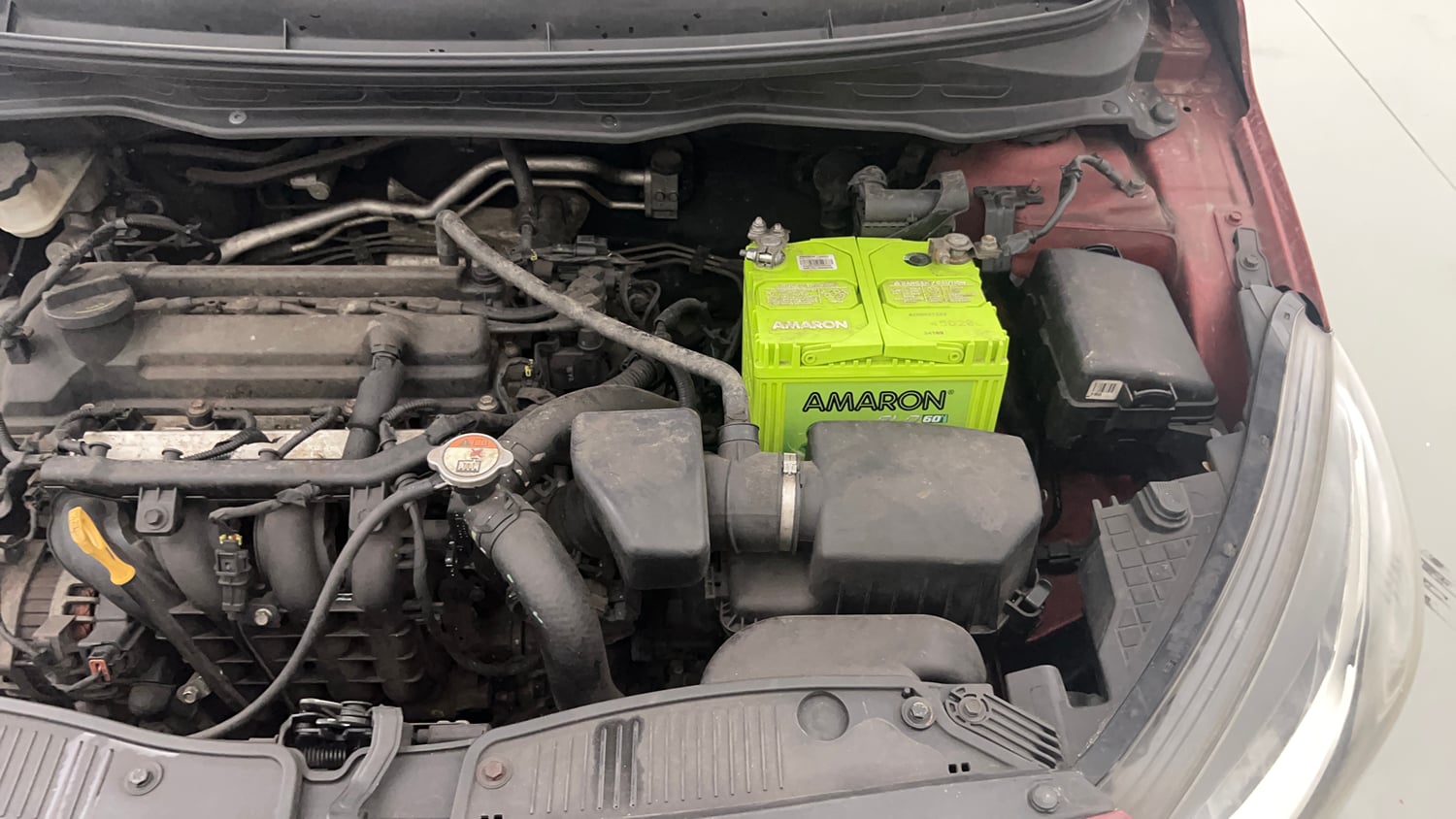Used 2013 Hyundai i20 Magna (O) 1.2 Petrol Manual engine ENGINE LEFT SIDE VIEW