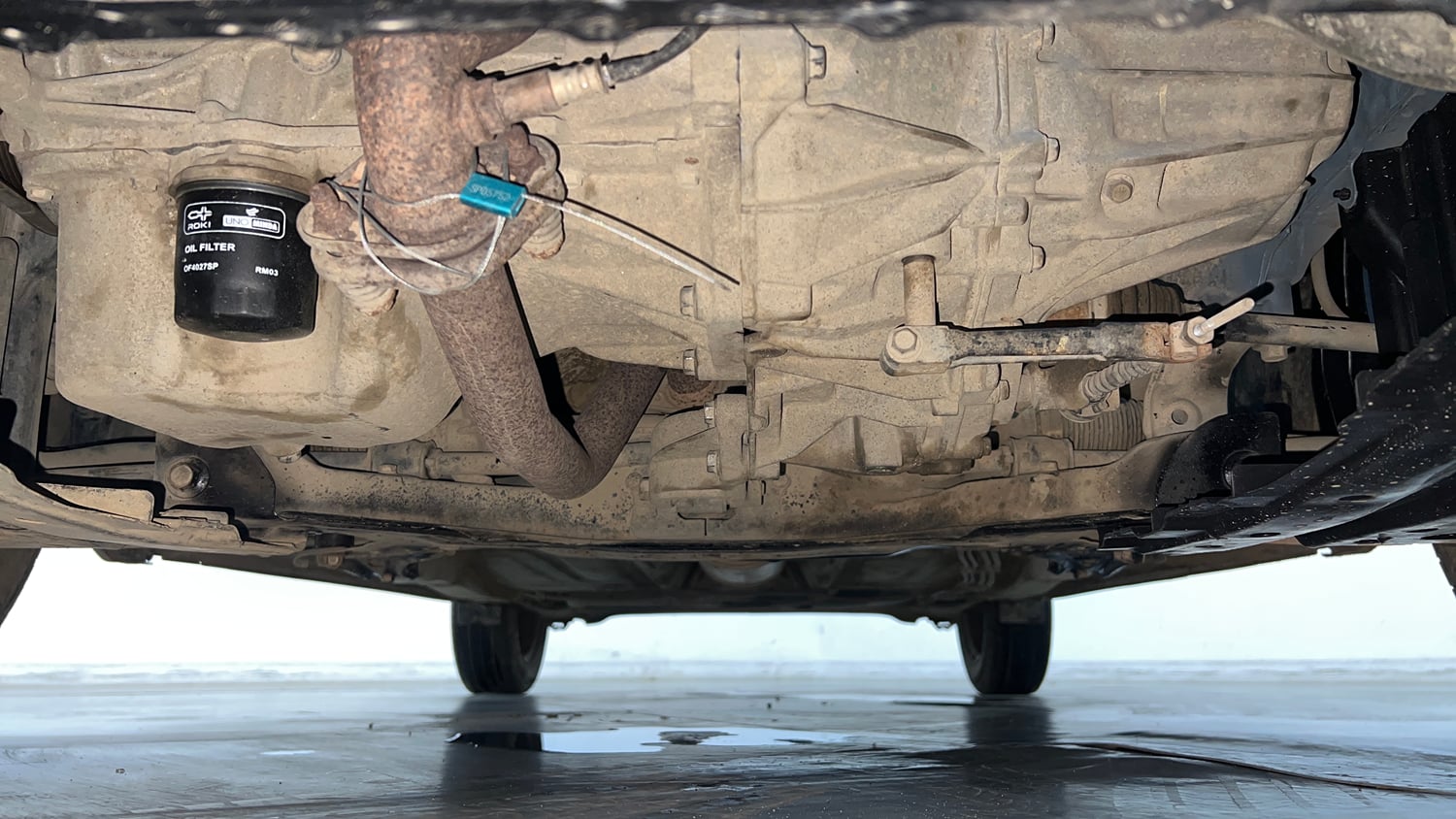 Used 2018 Maruti Suzuki Baleno Delta 1.2 Petrol Manual extra FRONT LEFT UNDERBODY VIEW