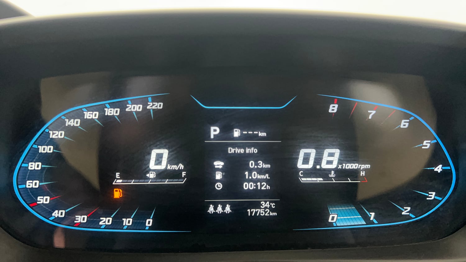 Used 2023 Hyundai New i20 Asta (O) 1.0 Turbo DCT Petrol Automatic interior CLUSTERMETER VIEW