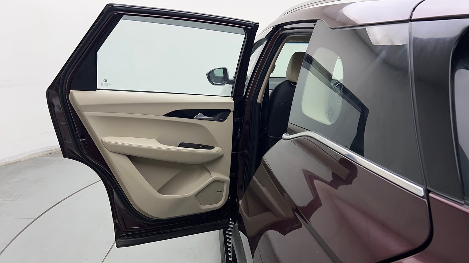 Used 2021 MG Motors Hector Sharp 1.5 Petrol CVT Petrol Automatic interior LEFT REAR DOOR OPEN VIEW