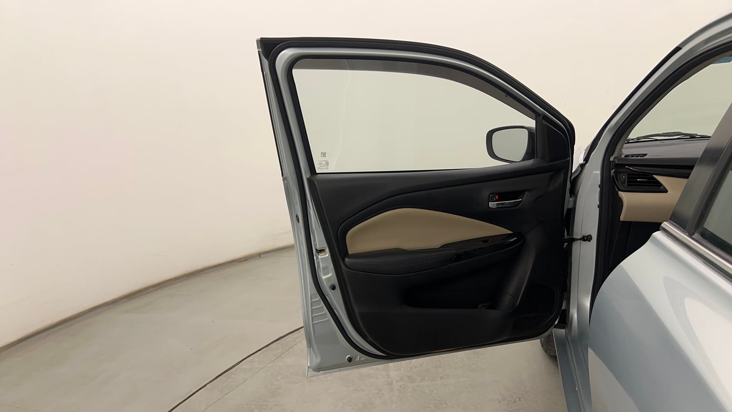 Used 2022 Toyota Glanza G Petrol Manual interior LEFT FRONT DOOR OPEN VIEW