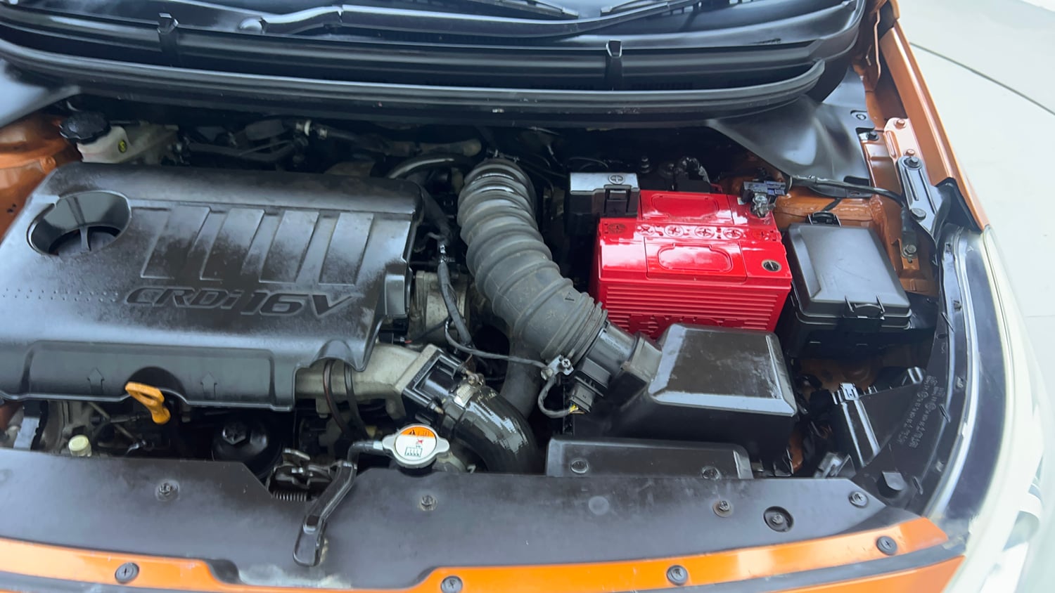 Used 2018 Hyundai Elite i20 Asta 1.4 (O) CRDi Diesel Manual engine ENGINE LEFT SIDE VIEW
