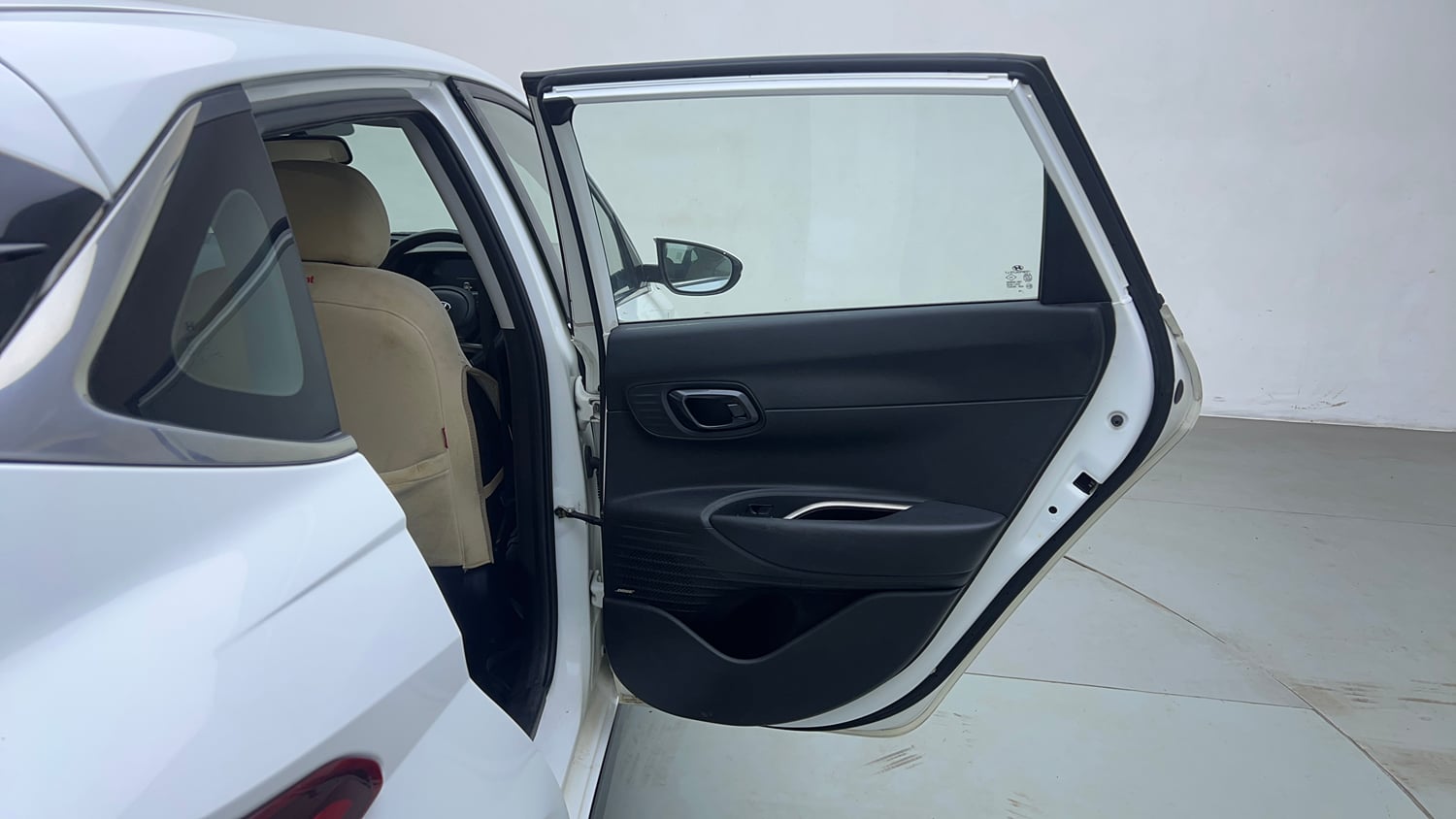 Used 2021 Hyundai New i20 Asta (O) 1.0 Turbo DCT Petrol Automatic interior RIGHT REAR DOOR OPEN VIEW