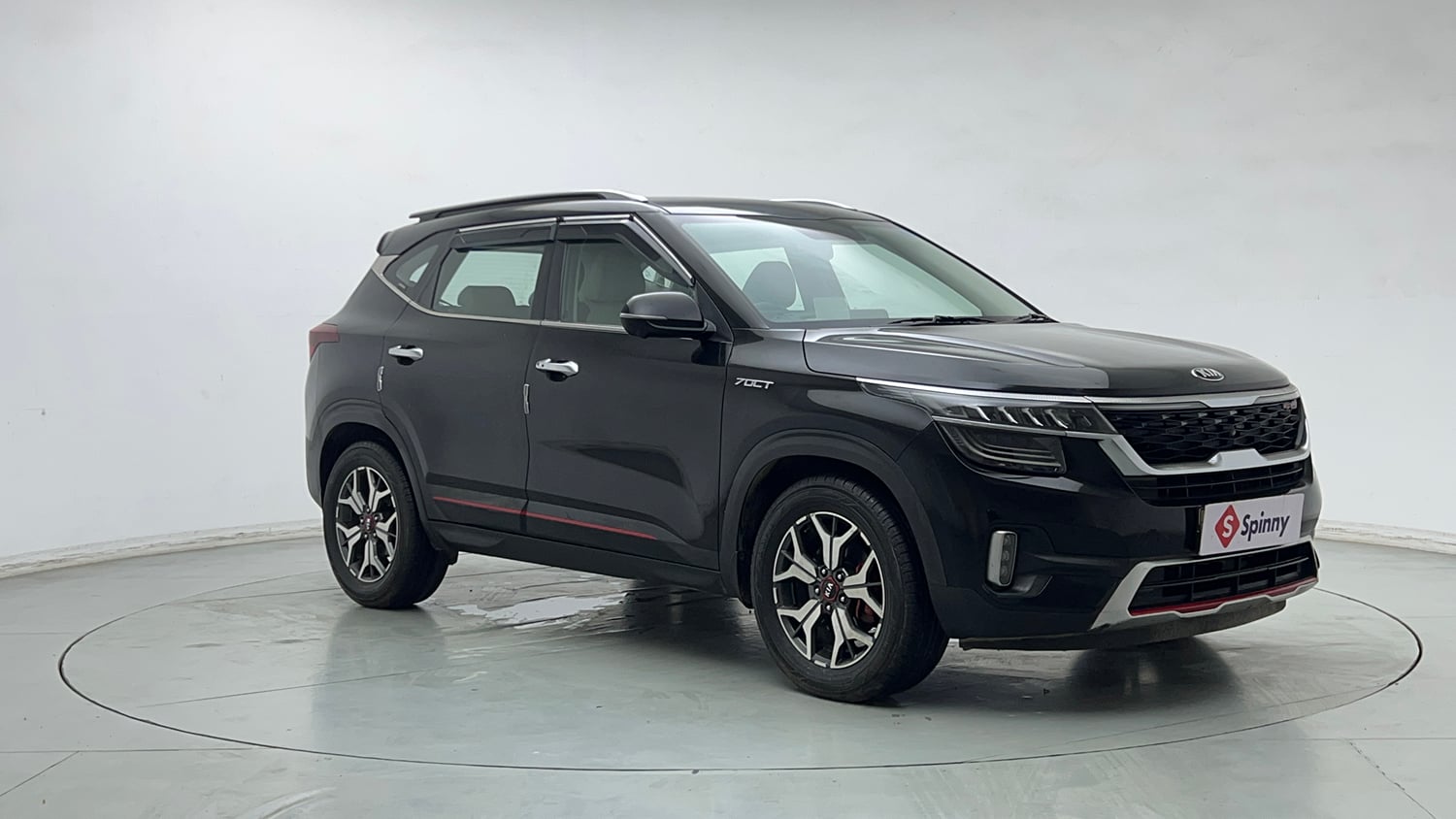 Used 2019 kia Seltos GTX Plus DCT 1.4 Petrol Automatic exterior RIGHT FRONT CORNER VIEW