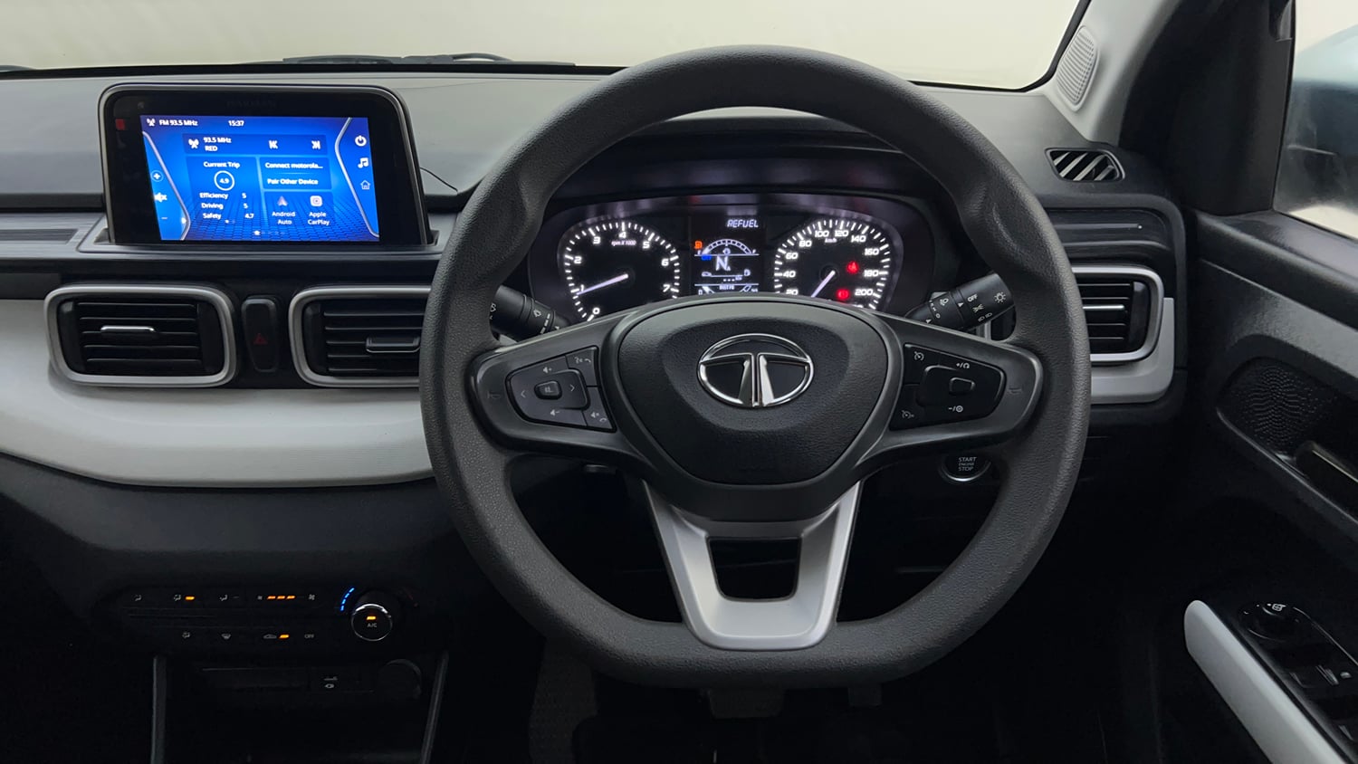 Used 2022 Tata Punch Accomplished AMT Petrol Automatic interior STEERING VIEW