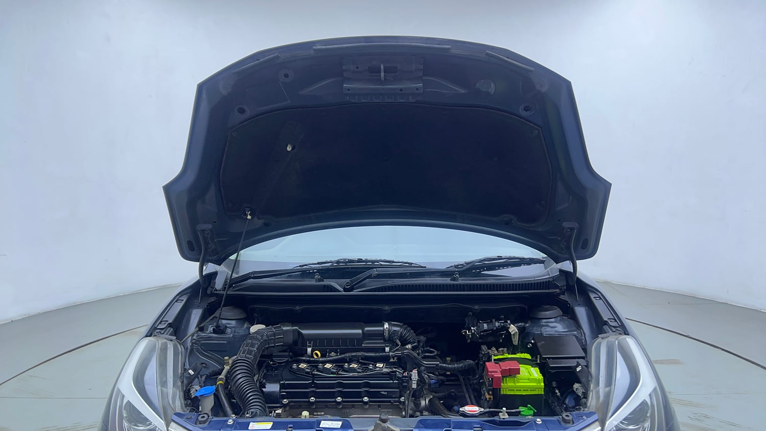 Used 2021 Maruti Suzuki Baleno Zeta Petrol Manual engine ENGINE & BONNET OPEN FRONT VIEW