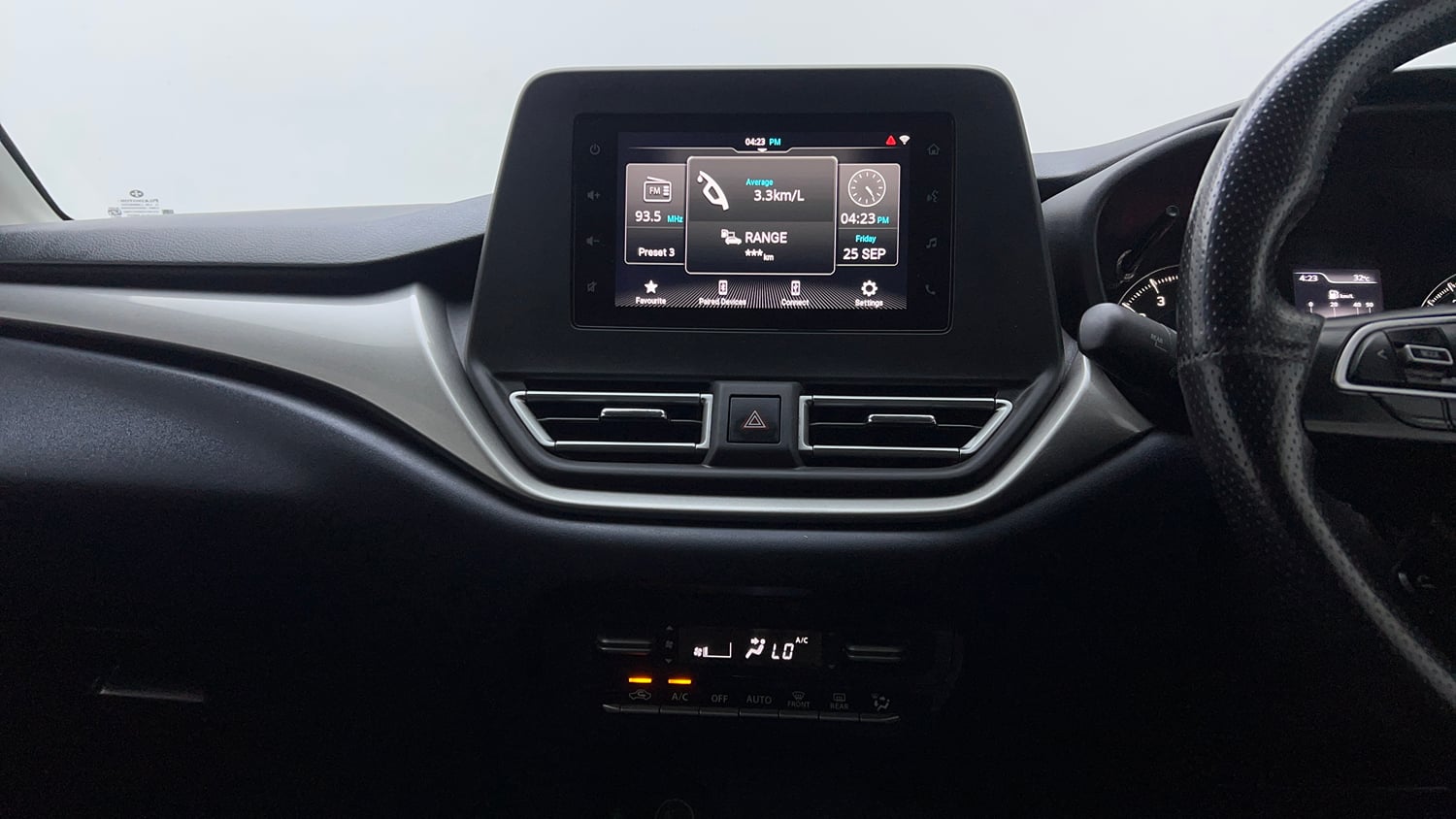 Used 2024 Maruti Suzuki Baleno Zeta MT Petrol Manual interior MUSIC SYSTEM & AC CONTROL VIEW