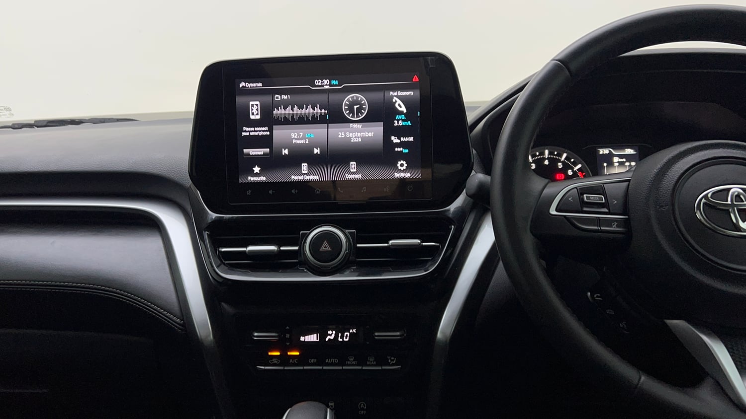 Used 2024 Toyota Urban Cruiser Hyryder V AT NeoDrive Petrol Automatic interior MUSIC SYSTEM & AC CONTROL VIEW