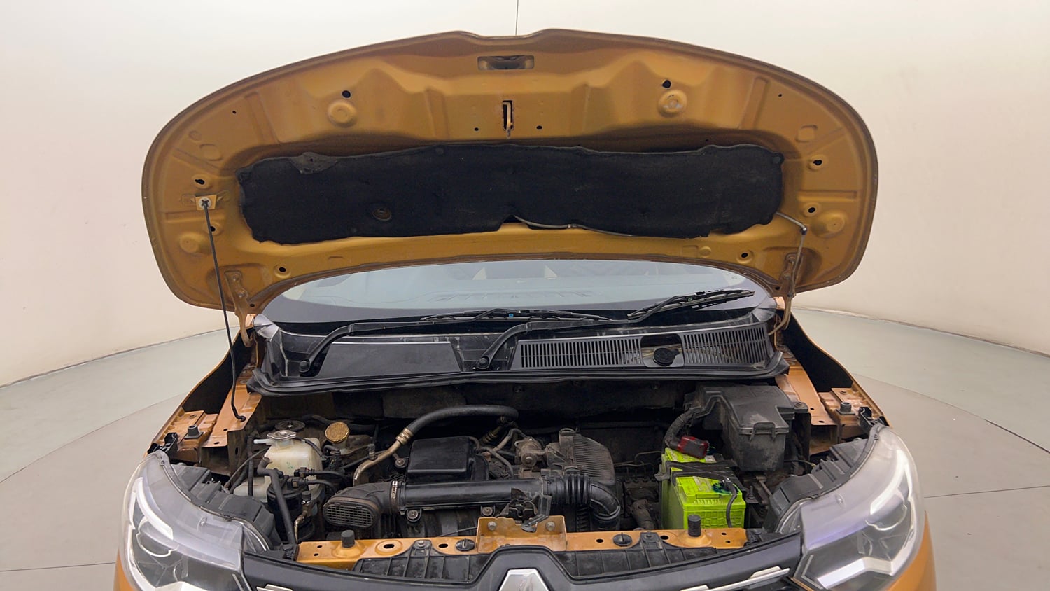 Used 2021 Renault Triber RXZ EASY-R AMT Petrol Automatic engine ENGINE & BONNET OPEN FRONT VIEW