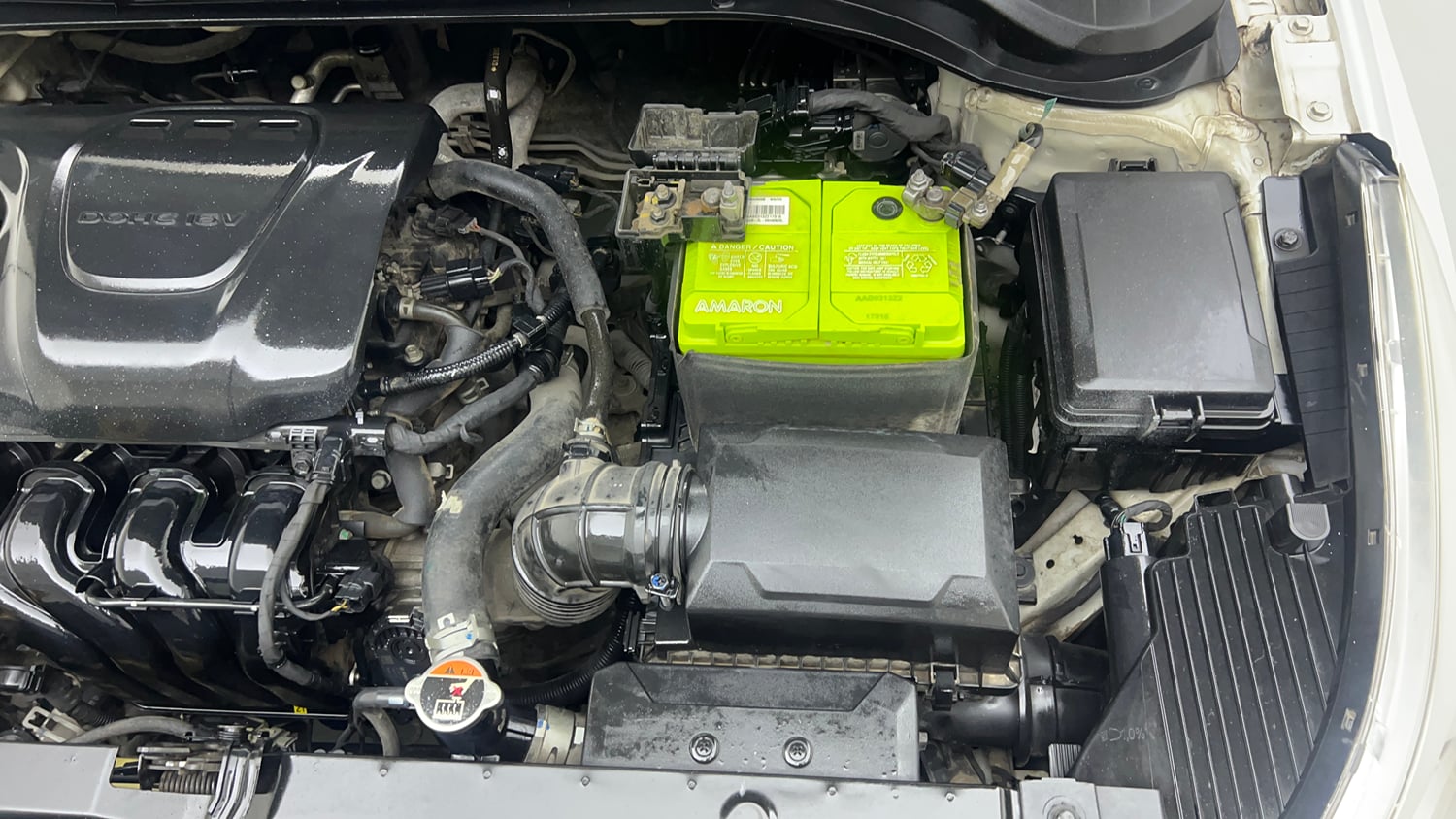 Used 2017 Hyundai Verna EX 1.6 VTVT Petrol Manual engine ENGINE LEFT SIDE VIEW