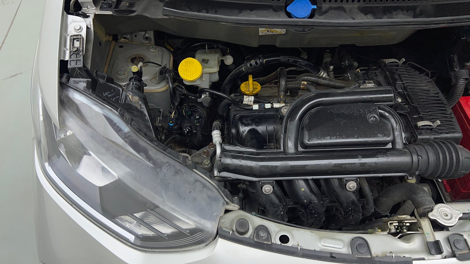 Used 2021 Datsun Redi-GO T(O) 1.0 AMT Petrol Automatic engine ENGINE RIGHT SIDE VIEW