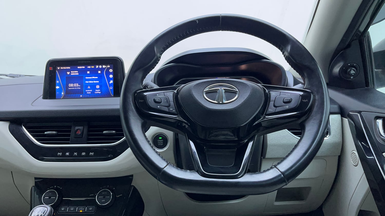 Used 2022 Tata Nexon XZ Plus (Premium) Petrol Manual interior STEERING VIEW