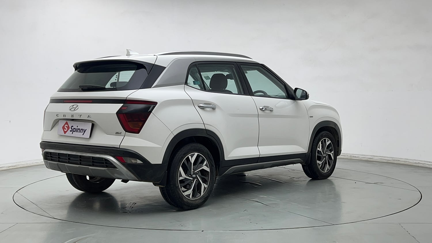 Used 2023 Hyundai Creta SX (O) 1.5 Petrol IVT Petrol Automatic exterior RIGHT REAR CORNER VIEW