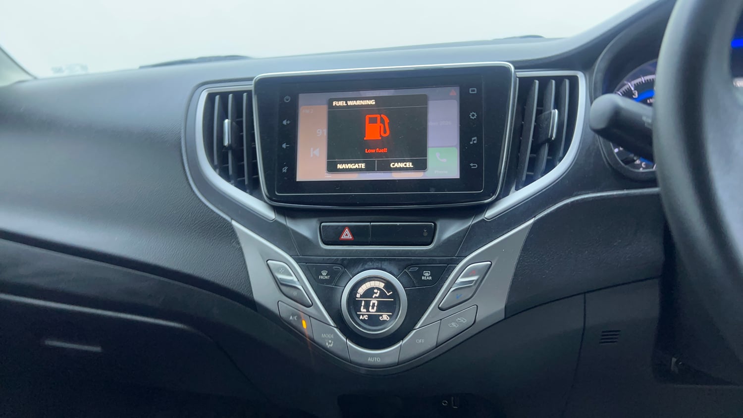 Used 2021 Maruti Suzuki Baleno Zeta Petrol Manual interior MUSIC SYSTEM & AC CONTROL VIEW