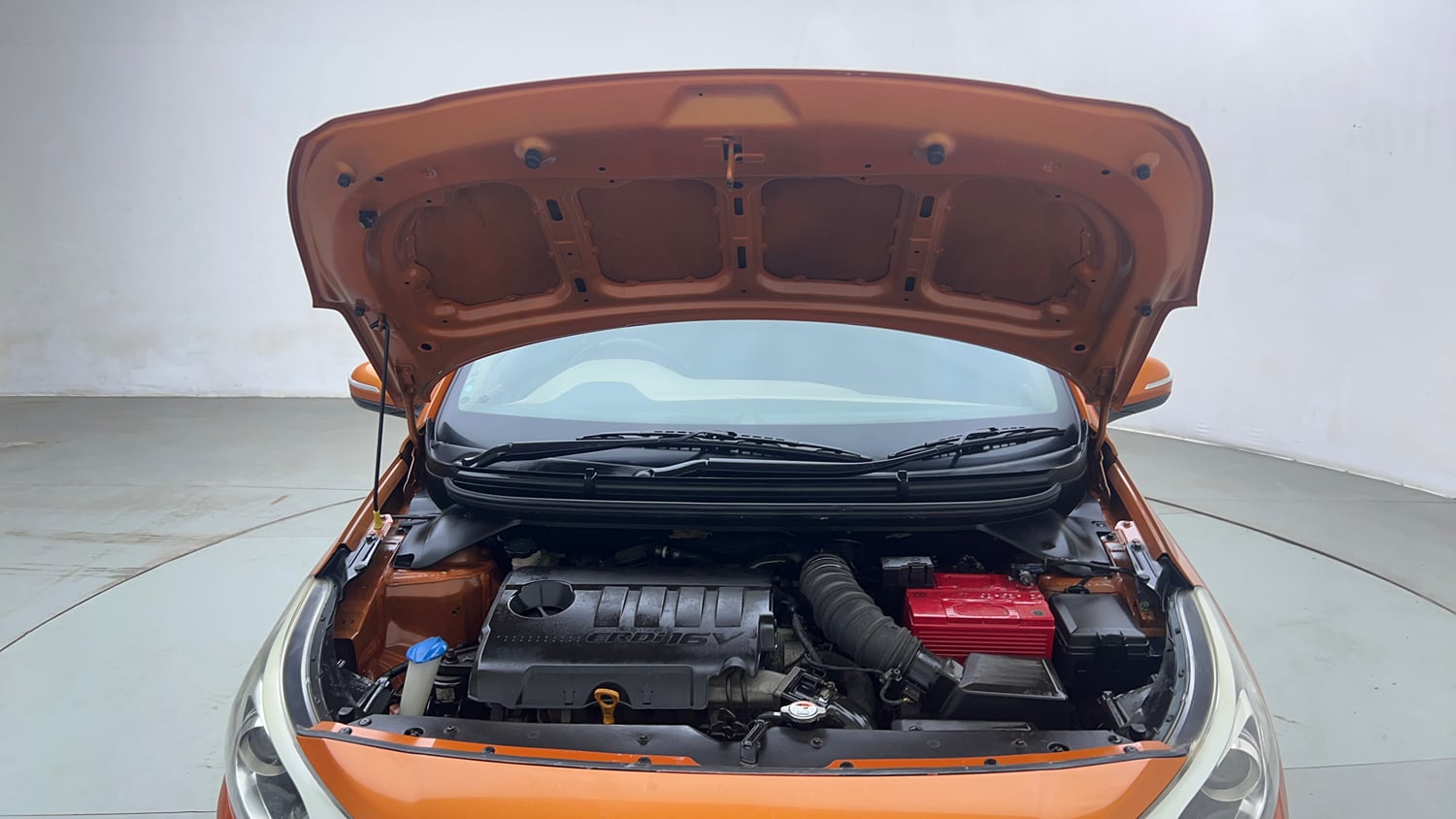 Used 2018 Hyundai Elite i20 Asta 1.4 (O) CRDi Diesel Manual engine ENGINE & BONNET OPEN FRONT VIEW