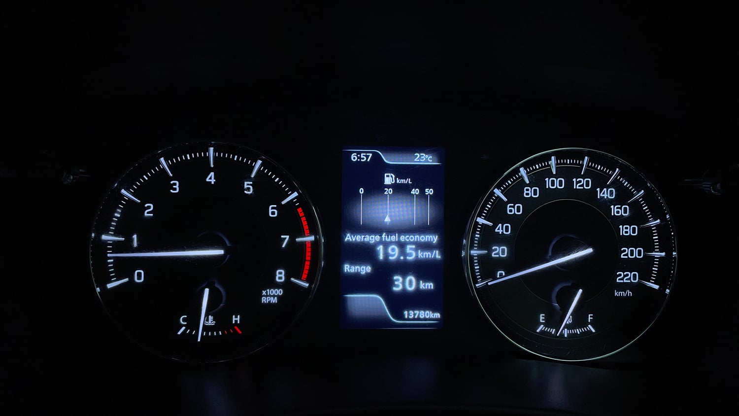 Used 2022 Maruti Suzuki Baleno Alpha MT Petrol Manual interior CLUSTERMETER VIEW