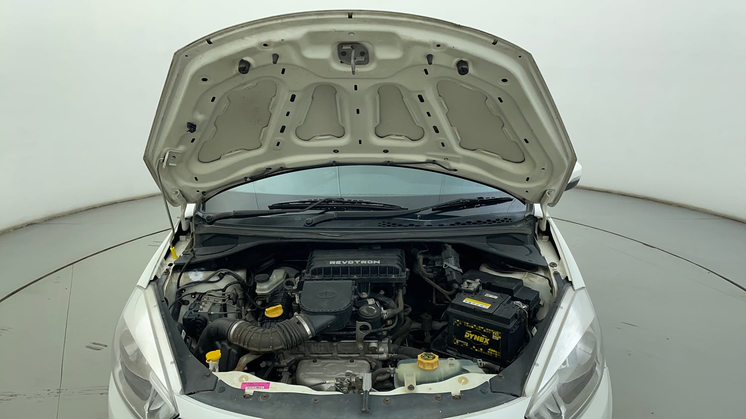 Used 2018 Tata Tiago Revotron XZ Petrol Manual engine ENGINE & BONNET OPEN FRONT VIEW
