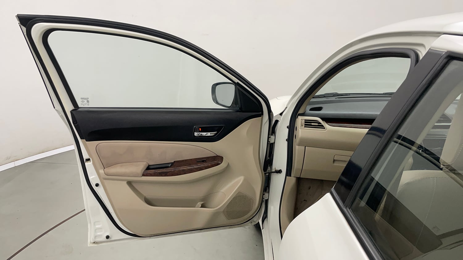 Used 2018 Maruti Suzuki Dzire VDi AMT Diesel Automatic interior LEFT FRONT DOOR OPEN VIEW