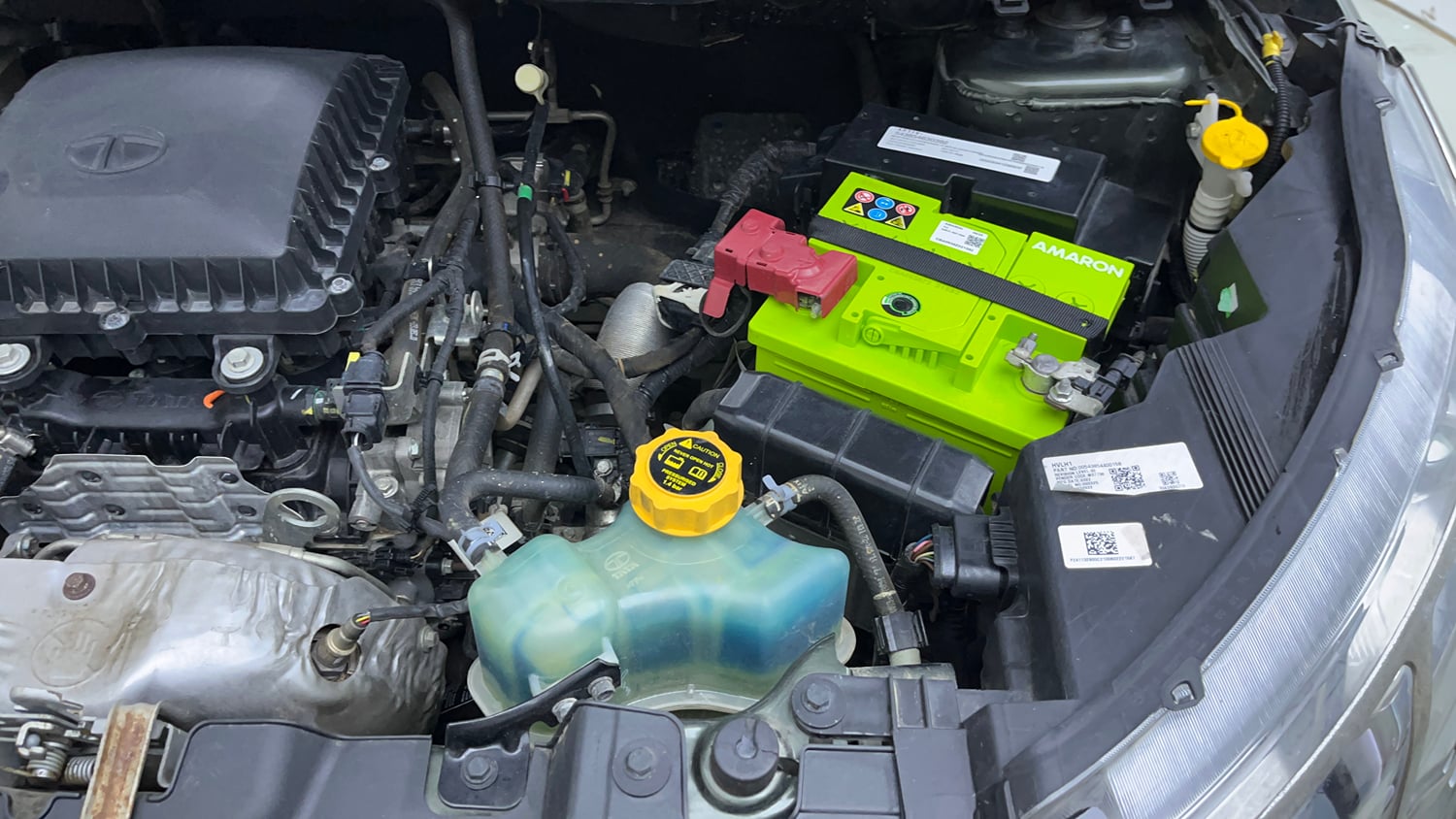 Used 2022 Tata Nexon XZ Plus (Premium) Petrol Manual engine ENGINE LEFT SIDE VIEW