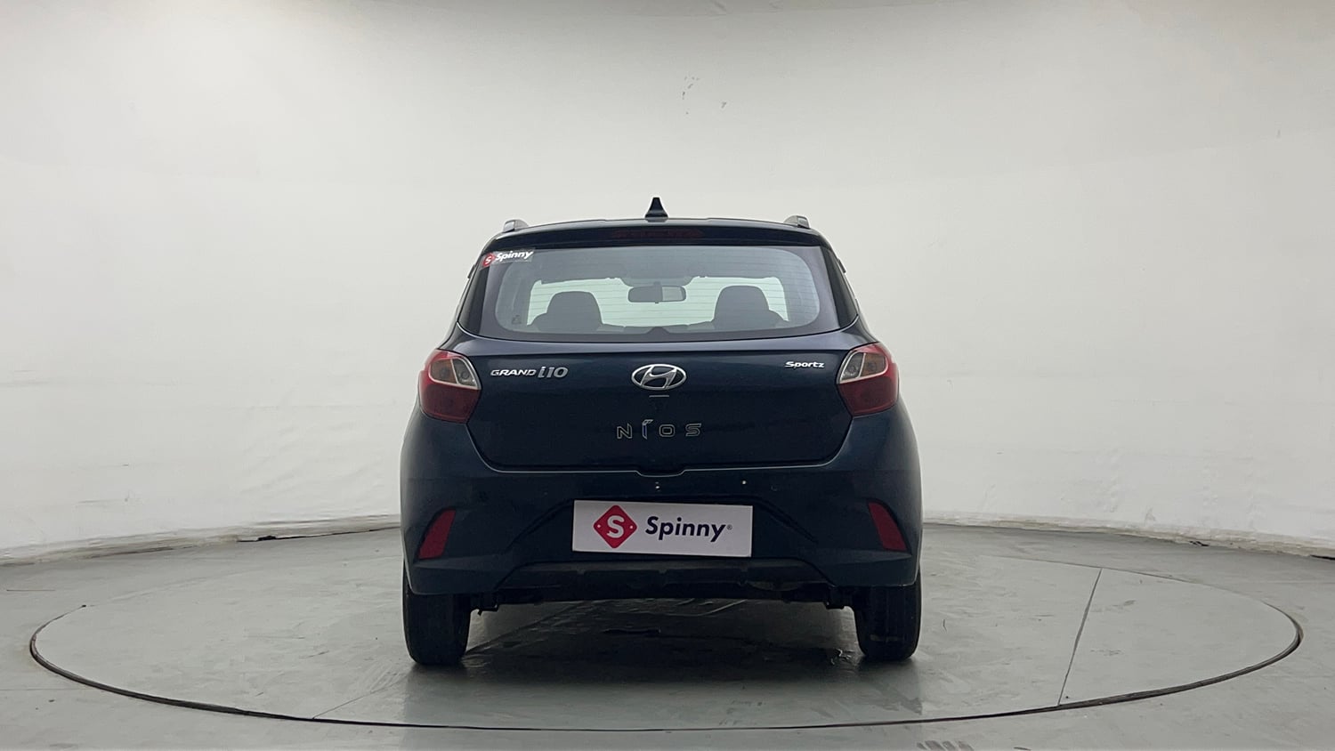 Used 2023 Hyundai Grand i10 Nios Sportz AMT 1.2 Kappa VTVT Petrol Automatic exterior BACK VIEW