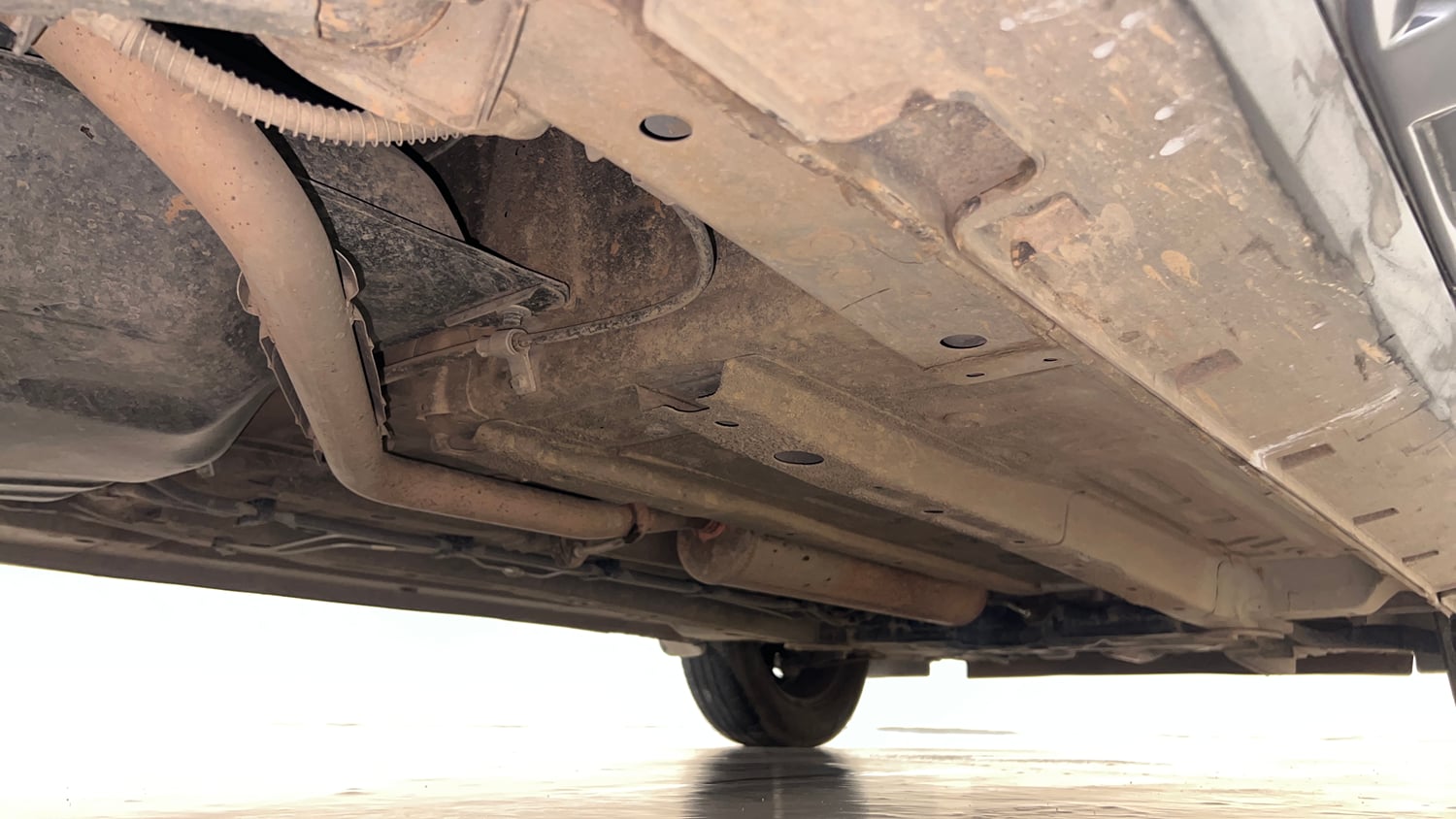 Used 2023 Tata Punch Pure MT Petrol Manual extra REAR RIGHT UNDERBODY VIEW