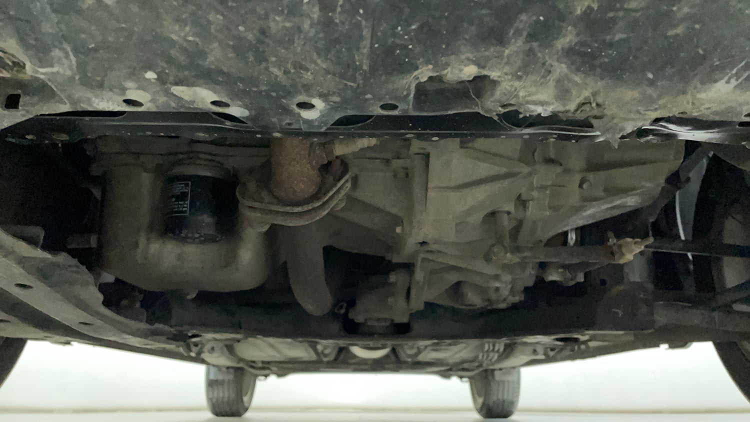Used 2018 Maruti Suzuki Baleno Zeta 1.2 Petrol Manual extra FRONT LEFT UNDERBODY VIEW
