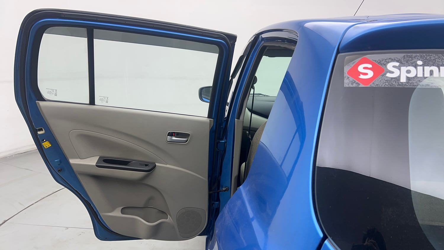 Used 2015 Maruti Suzuki Celerio VXi AMT Petrol Automatic interior LEFT REAR DOOR OPEN VIEW