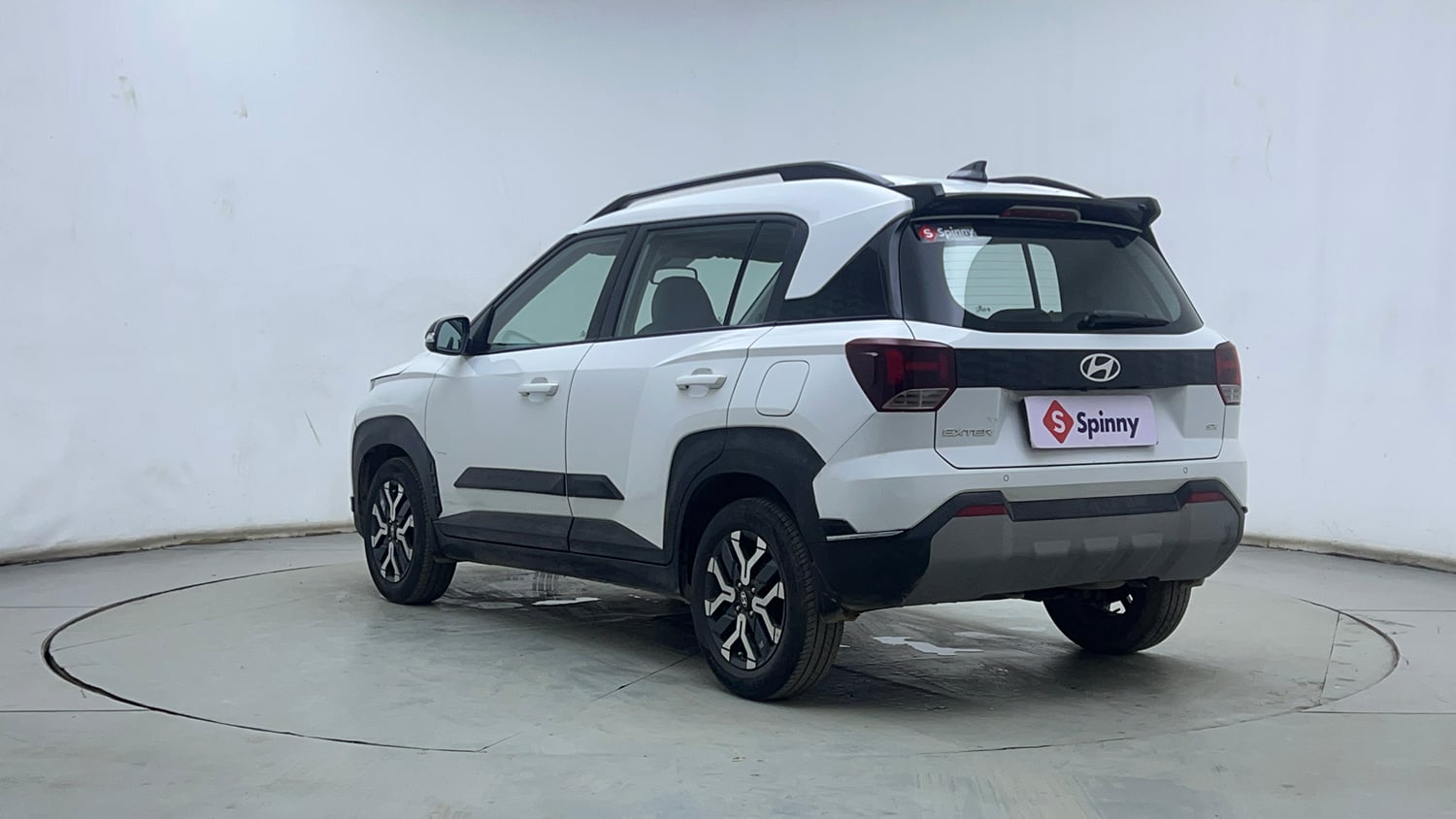 Used 2025 Hyundai Exter SX (O) Connect 1.2 MT Petrol Manual exterior LEFT REAR CORNER VIEW