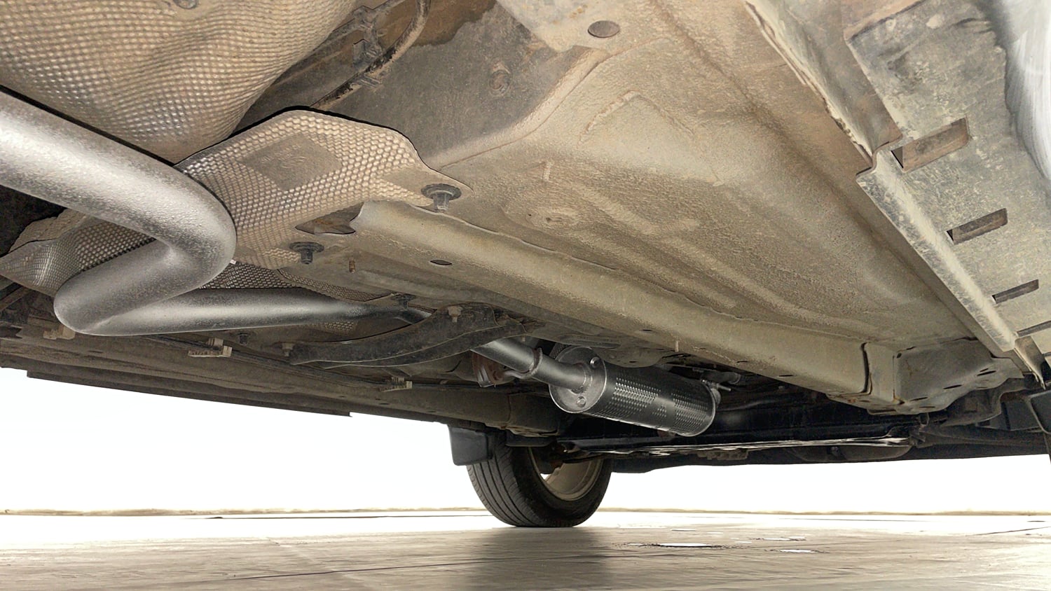 Used 2018 Ford EcoSport Titanium + 1.5L Ti-VCT AT Petrol Automatic extra REAR RIGHT UNDERBODY VIEW
