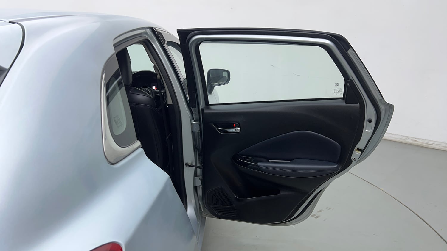 Used 2024 Maruti Suzuki Baleno Zeta MT Petrol Manual interior RIGHT REAR DOOR OPEN VIEW