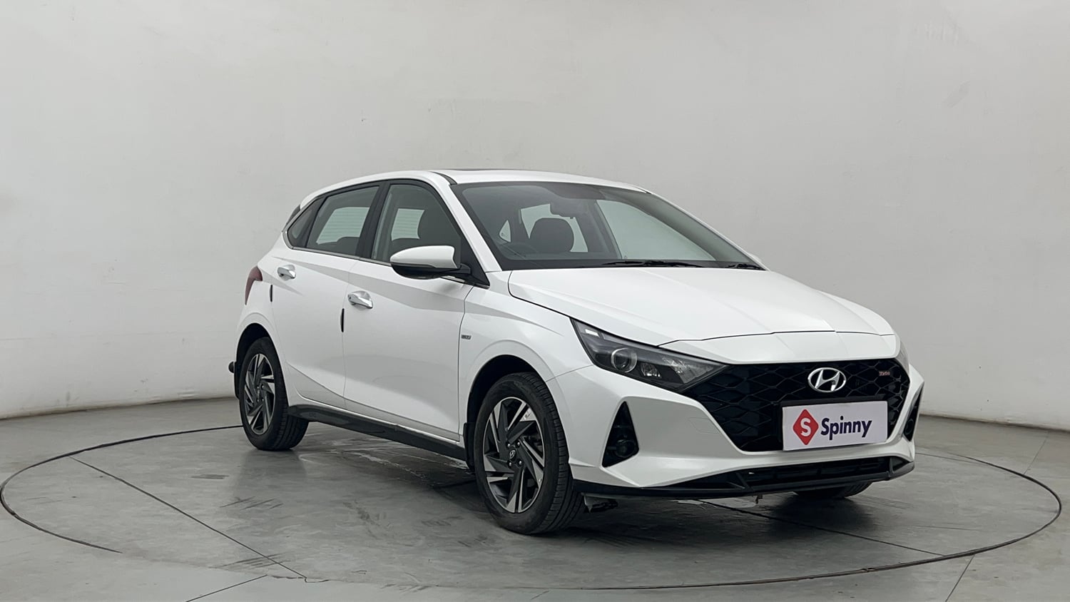 Used 2023 Hyundai New i20 Asta (O) 1.0 Turbo DCT Petrol Automatic exterior RIGHT FRONT CORNER VIEW