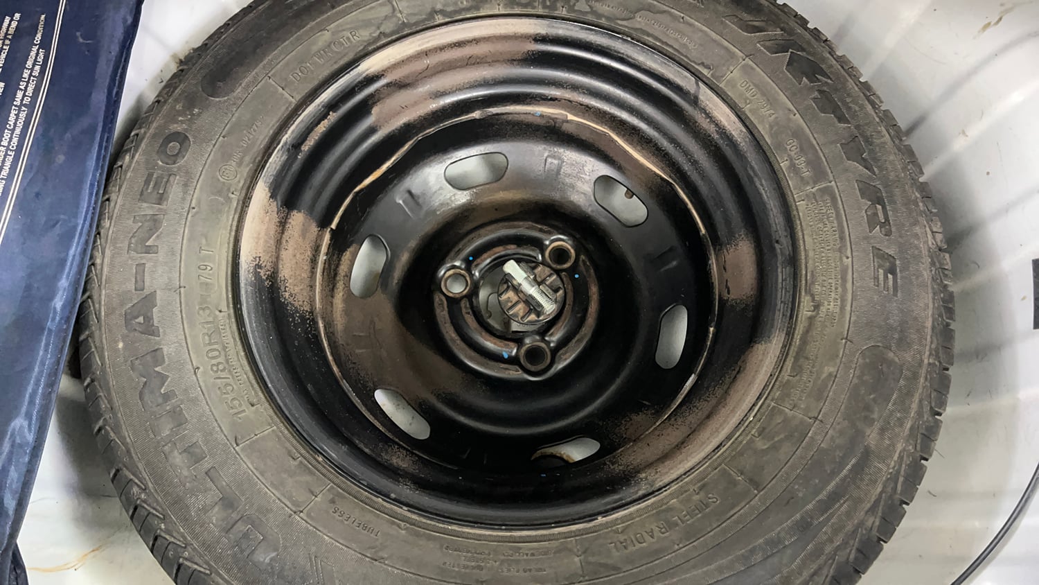 Used 2016 Renault Kwid RXT Petrol Manual tyres SPARE TYRE VIEW