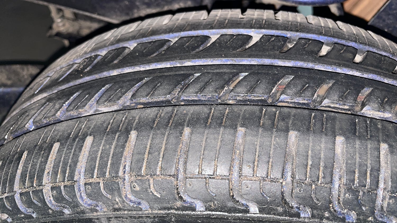 Used 2014 Tata Nano Twist XT Petrol Manual tyres LEFT REAR TYRE TREAD VIEW