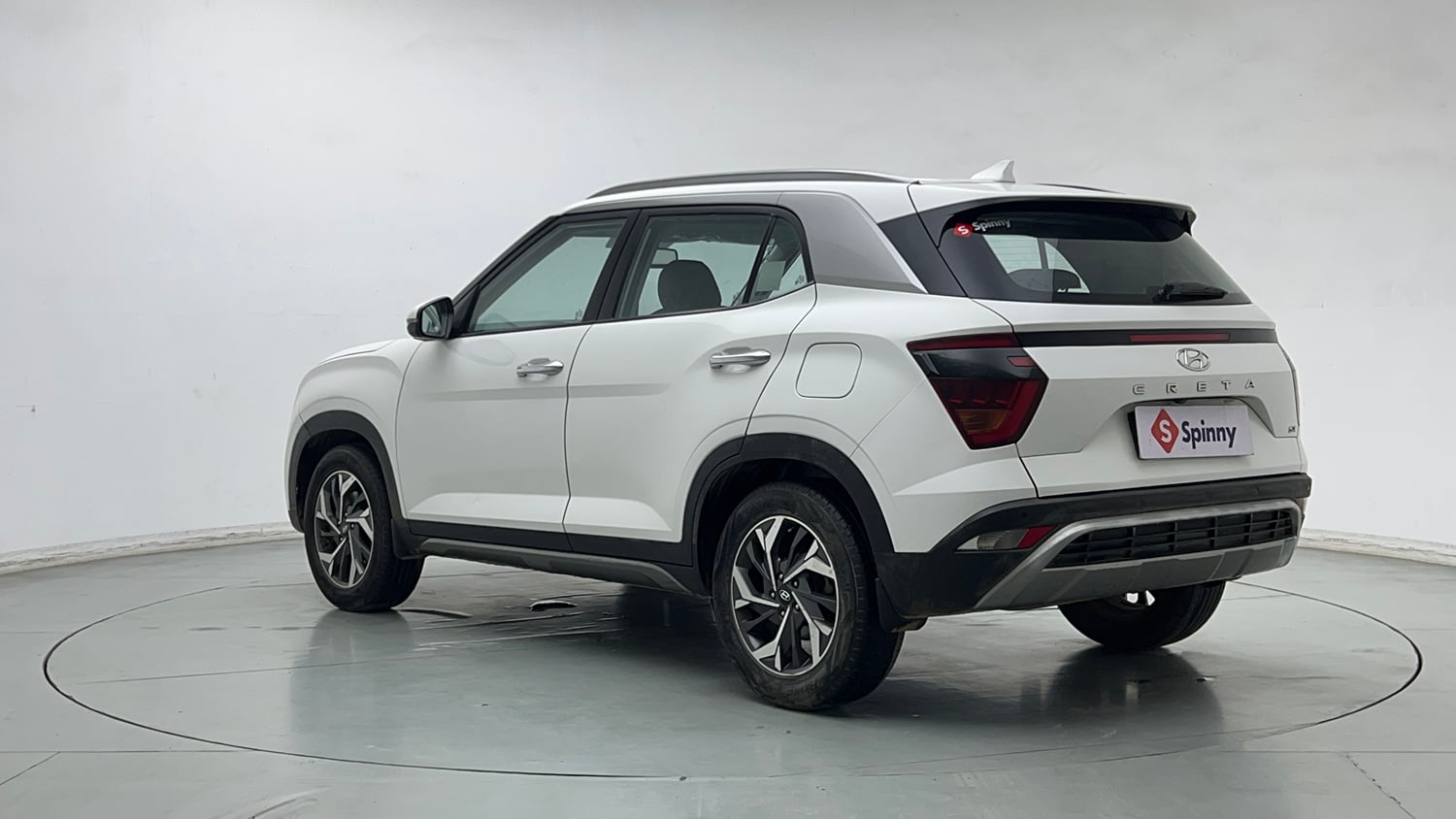 Used 2023 Hyundai Creta SX (O) 1.5 Petrol IVT Petrol Automatic exterior LEFT REAR CORNER VIEW