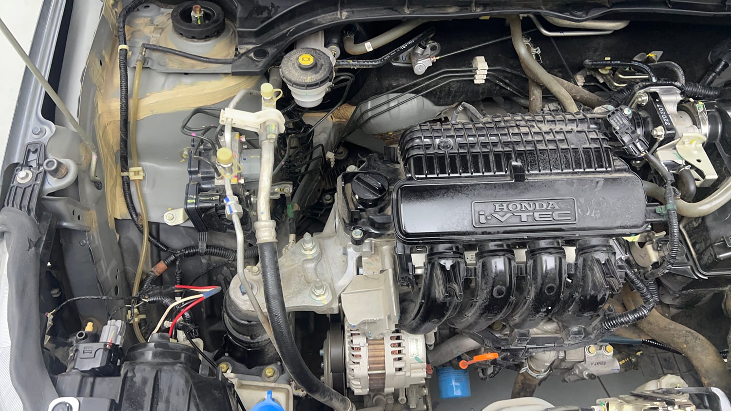 Used 2022 Honda Amaze S MT 1.2 Petrol Petrol Manual engine ENGINE RIGHT SIDE VIEW