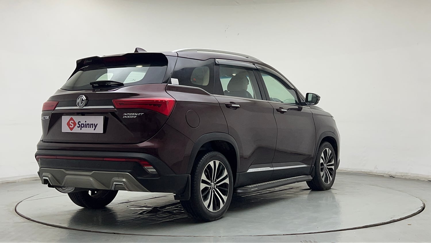Used 2021 MG Motors Hector Sharp 1.5 Petrol CVT Petrol Automatic exterior RIGHT REAR CORNER VIEW