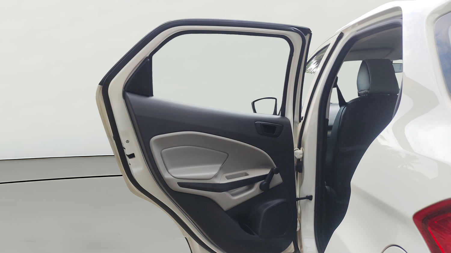 Used 2017 Ford EcoSport Ambiente 1.5L TDCi Diesel Manual interior LEFT REAR DOOR OPEN VIEW